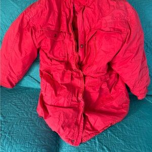 Vibrant Red Kids Jacket